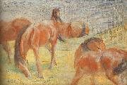 Grazing Horses I Franz Marc